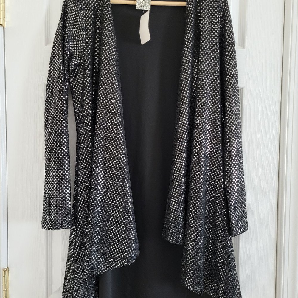 Vocal sequin cardigan NWT